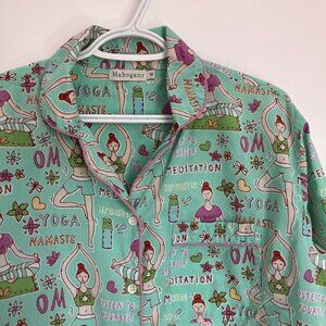 Mahogany Women's Size M My Yoga Life Yoga Pajama Meditation Nightshirt
